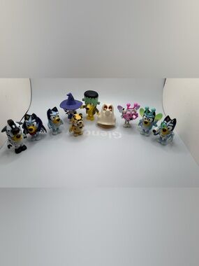 Disney Bluey figures toys Alien fairy Halloween costumes witch vampire ghost